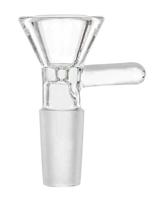 Clear Bowl W/Handle 14mm Male