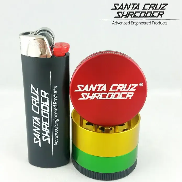 Santa Cruz Shredder 4 Piece Small Grinder Red