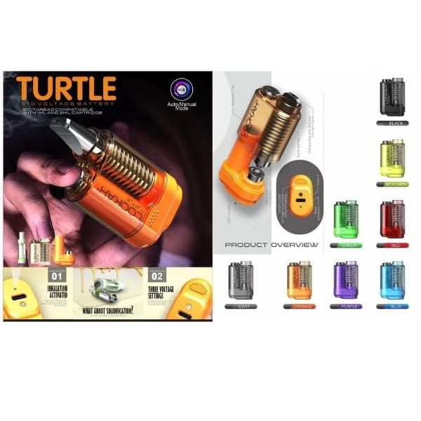 Lookah Turtle 510 Vape Battery Green