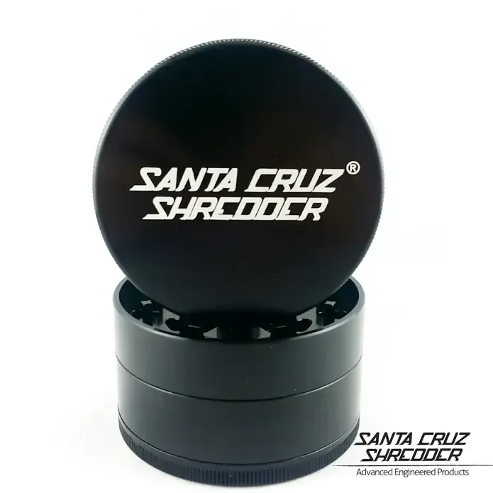 Santa Cruz Shredder 4 Piece Large Grinder Black