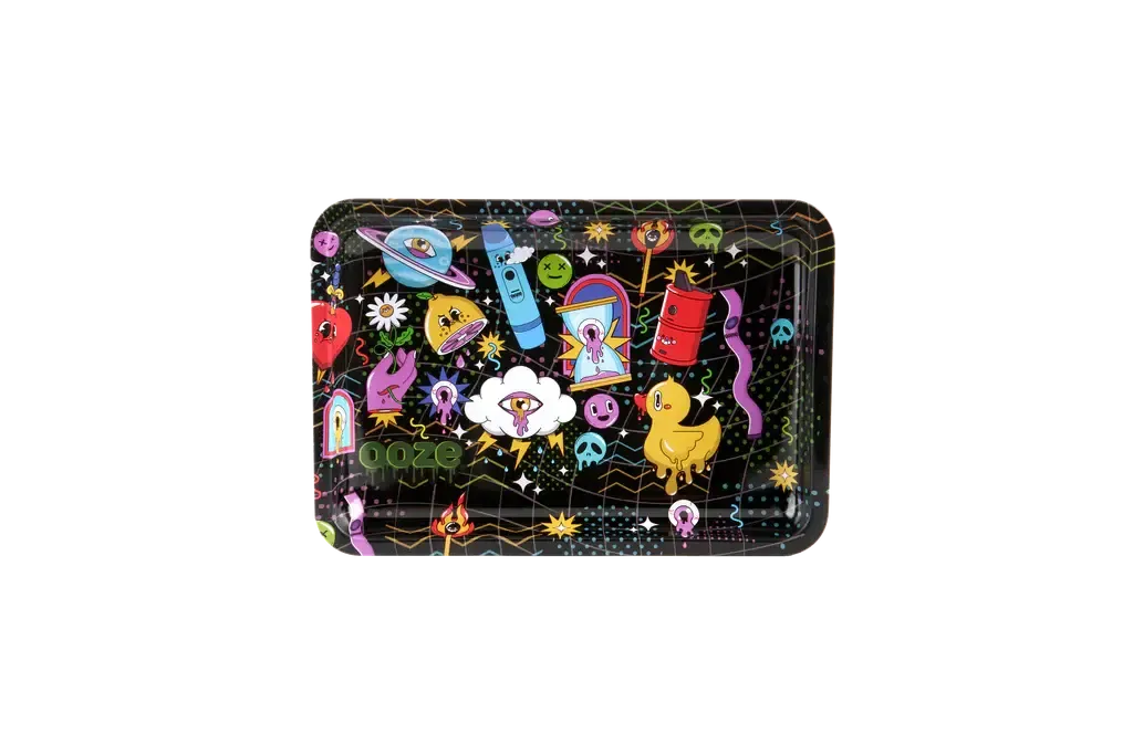 Ooze Rollling Tray Metal Time Warp Small