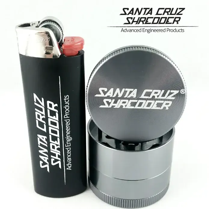 Santa Cruz Shredder 4 Piece Small Grinder Grey