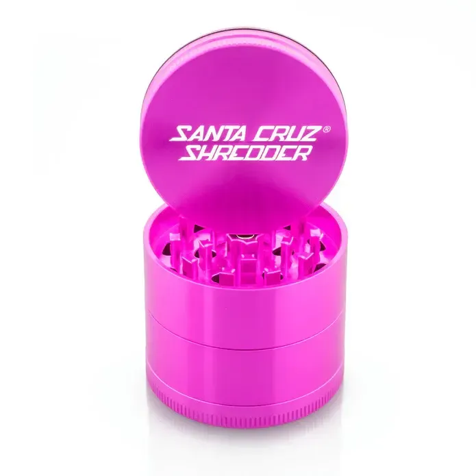 Santa Cruz Shredder 4 Piece Medium Grinder Pink