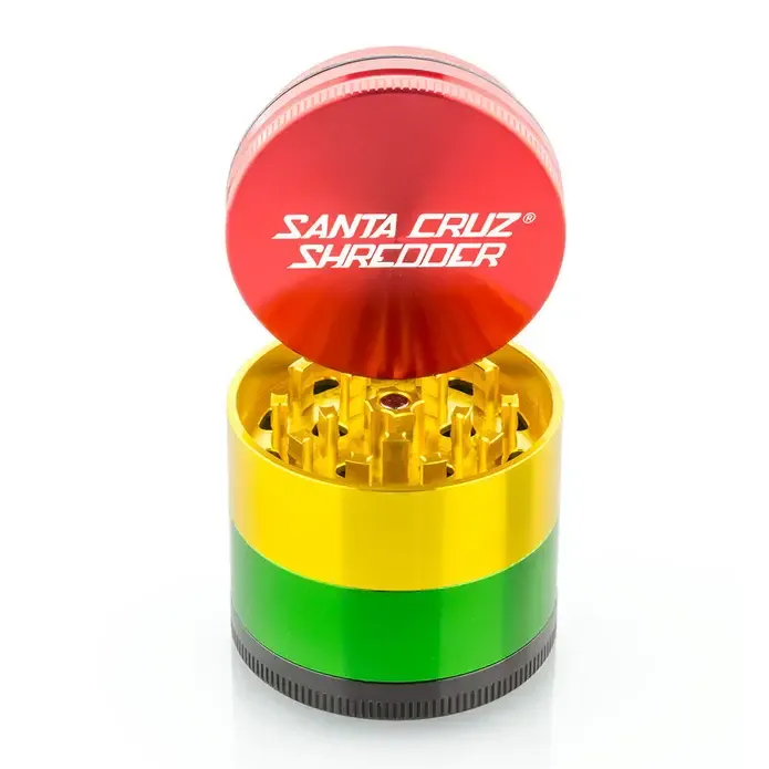 Santa Cruz Shredder 4 Piece Medium Grinder Rasta