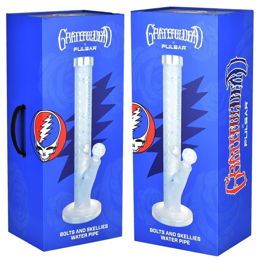 Grateful Dead x Pulsar Bolts and Skellies Water Pipe