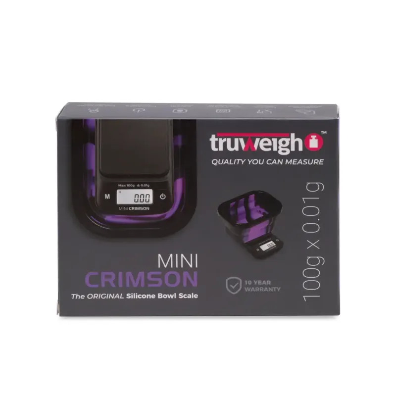 Truweigh Mini 100gx0.01g Crimson Scale Black/Purple
