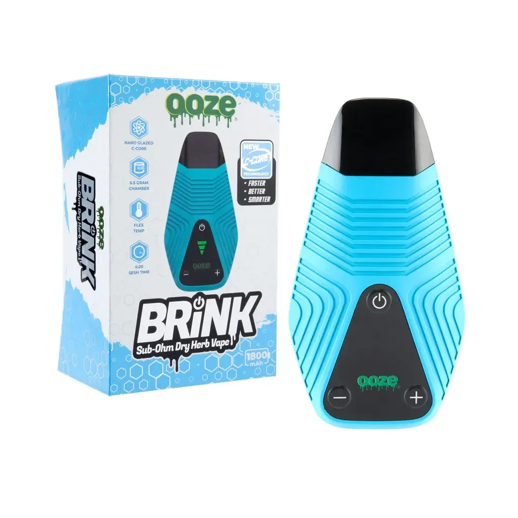 Ooze Brink Dry Herb Vaporizer – 1800 mAh C-Core - Sapphire Blue