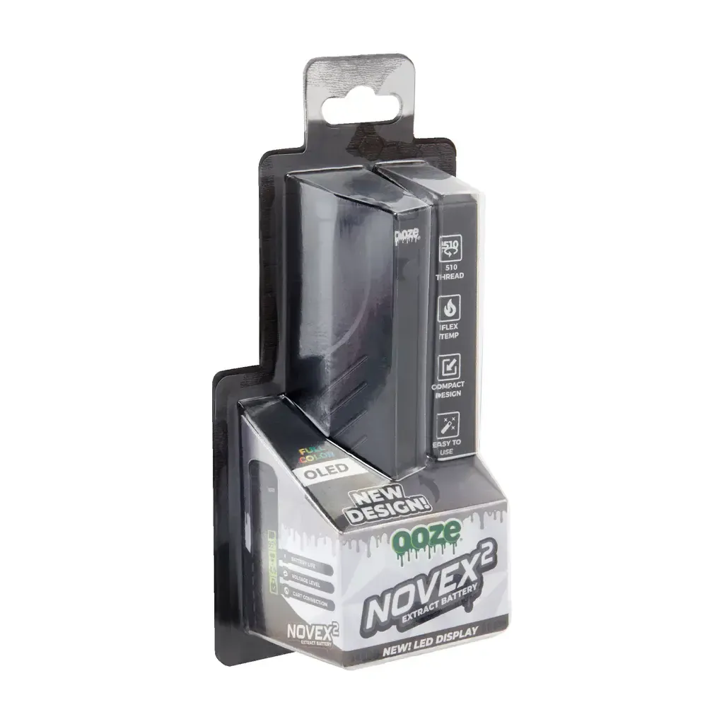 Ooze Novex 2 - 400 mAh Vape Battery - Black