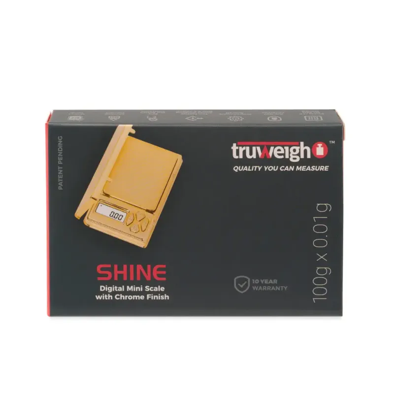 Truweigh Shine Scale 100gx0.01g Gold