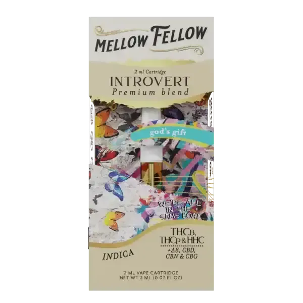 Mellow Fellow Introvert Blend God&#39;s Gift 2ml Cartridge