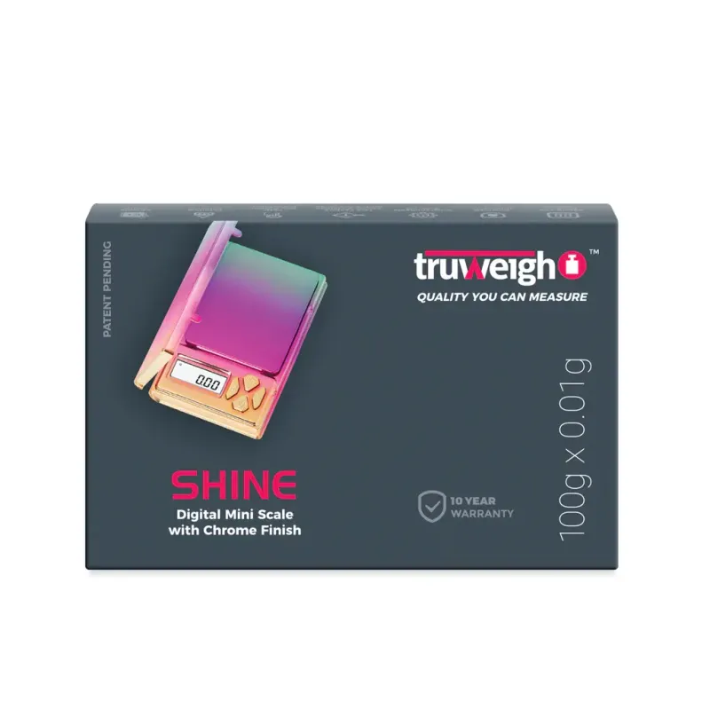 Truweigh Shine Scale 100gx0.01g Rainbow