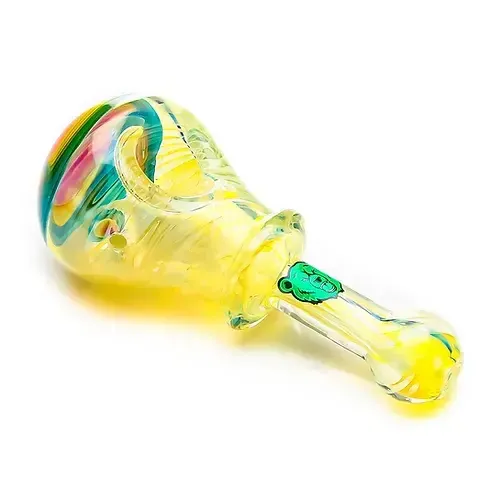 Green Bear Wag Cap Rattle