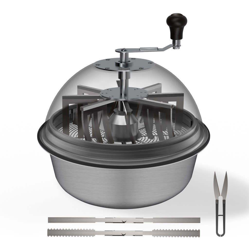 AC Infinity Bud Bowl Trimmer Twist Spin Cut w/Clear Visibility Dome 16 Inch