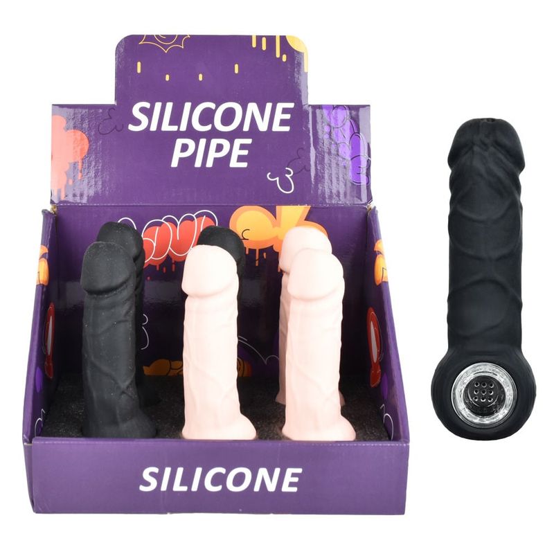 Penis Silicone Hand Pipe