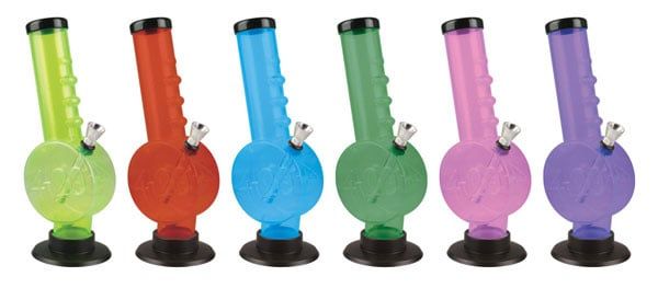 420 Disc Acrylic Water Pipe 9&quot;