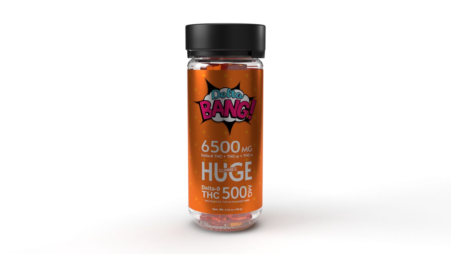 Delta Bang THCA Infused Gummy Blend – 6,500mg – Mango (20 Count)