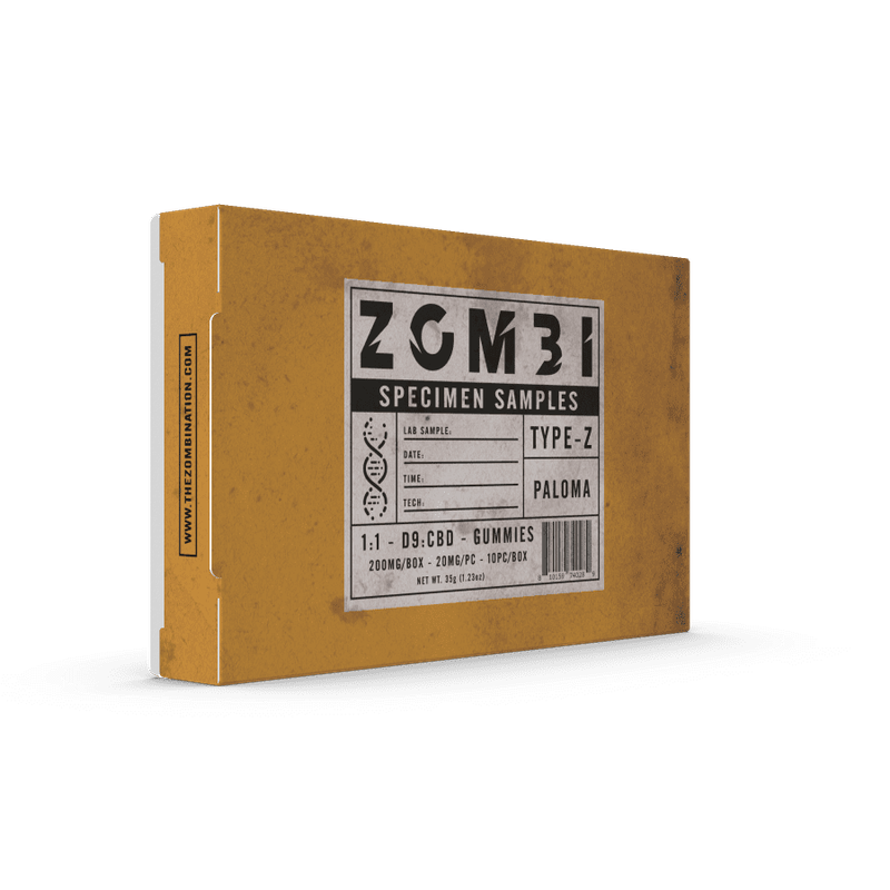 Zombi Edibles 200mg D9 Paloma 20mg Per Piece