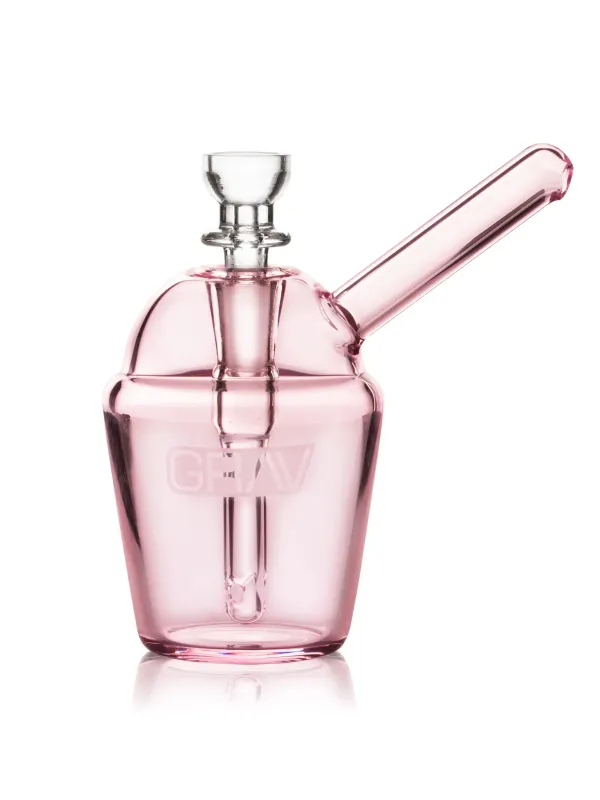 Grav Slush Cup Pocket Bubbler Pink