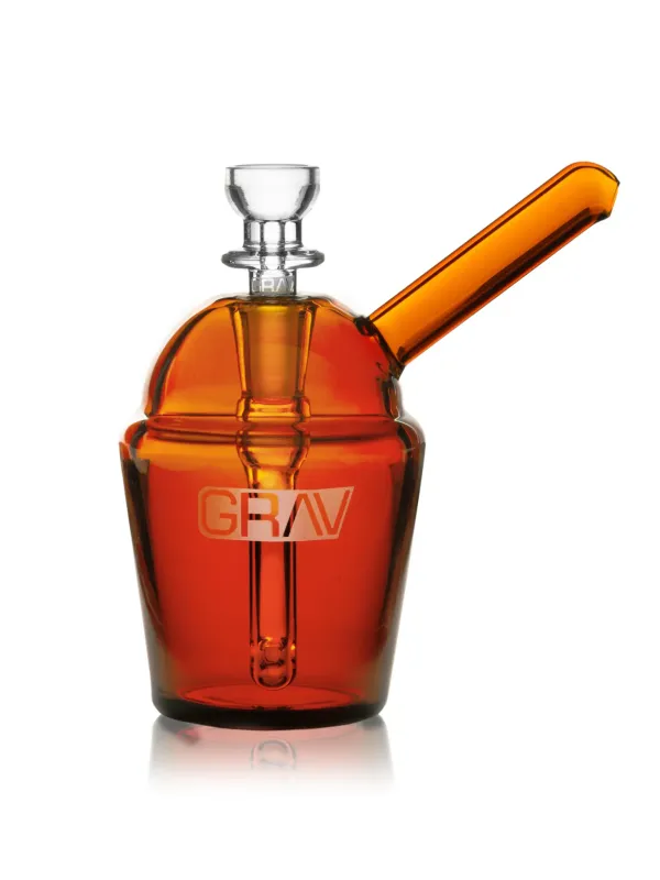 Grav Slush Cup Pocket Bubbler Amber