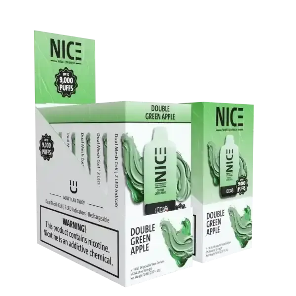 NICE Disposable Vape 9000p Double Green Apple