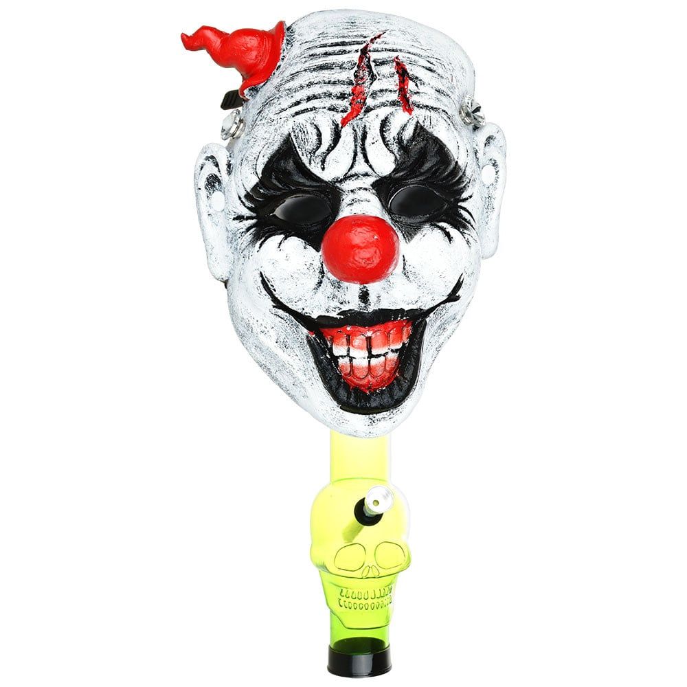 Creepy Clown Gas Mask &amp; Acrylic Water Pipe