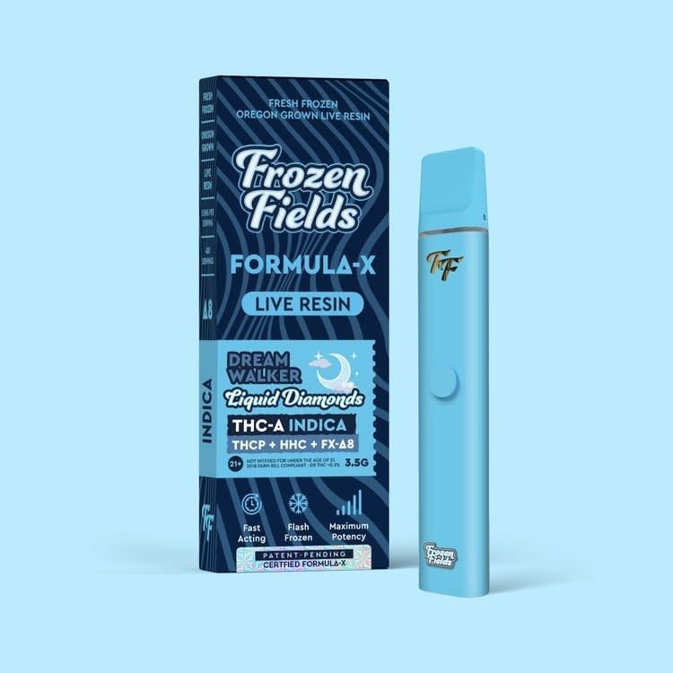 Frozen Fields - THC-A Liquid Diamonds - Disposable Vape - Live Resin - 3.5 gram Dream Walker