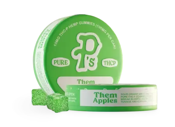Pushin&#39; P&#39;s Edibles 100mg THCp Them Apples