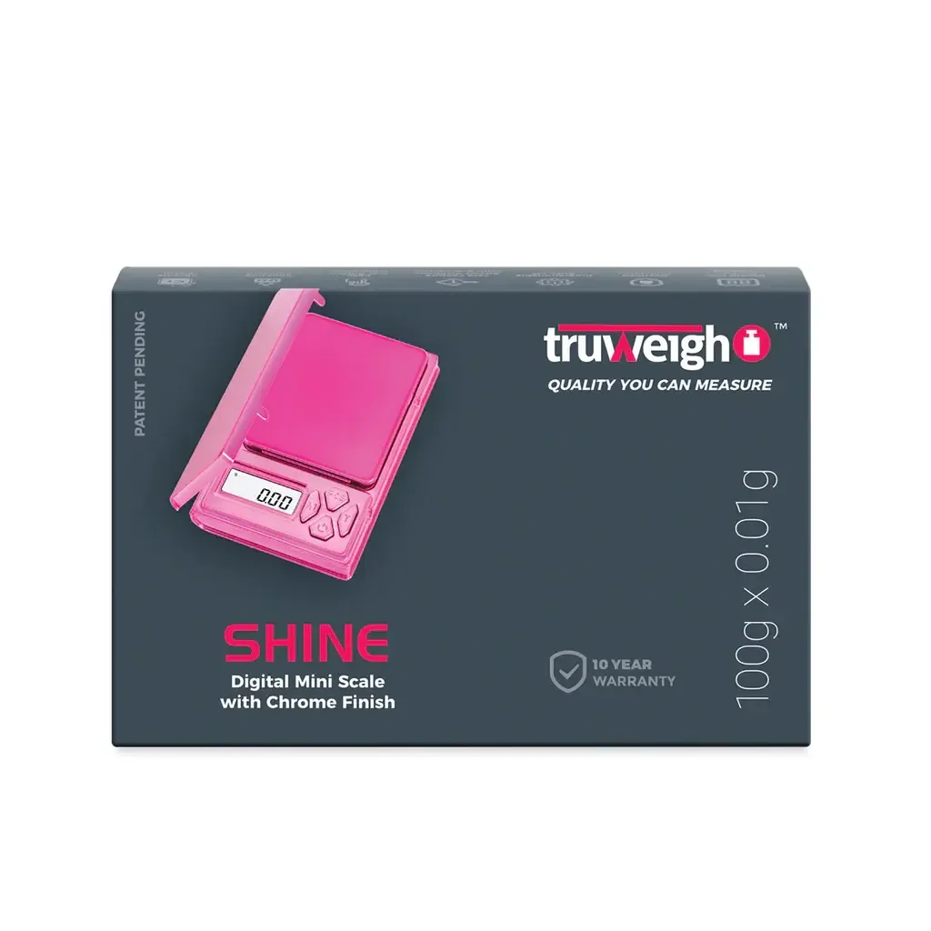 Truweigh Shine Scale 100gx0.01g Pink