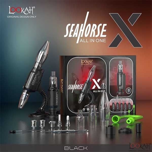 Lookah – Seahorse X 950mAh All In One Vaporizer Kit Neon Green
