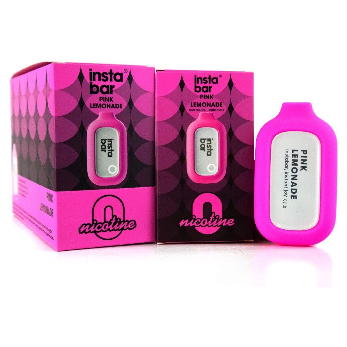 Insta Bar 5000 Puffs Zero Nicotine Pink Lemonade