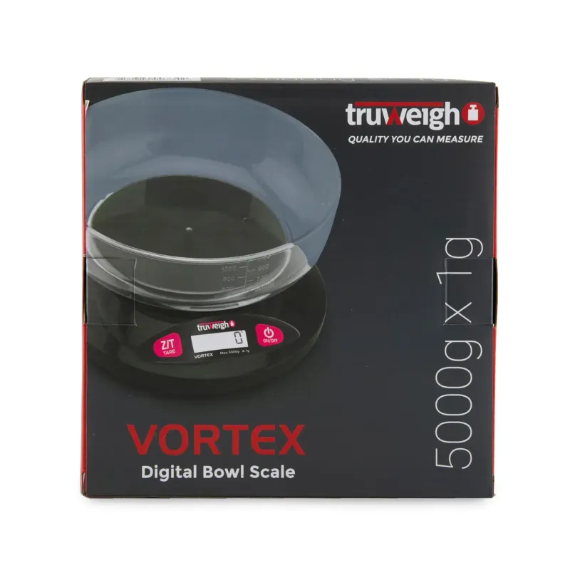 Truweigh Vortex Digital Bowl Scale 5000g x 1g
