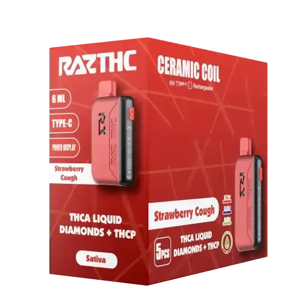 RAZ THC - Disposable - 6ml - THCa + THCp - Strawberry Cough