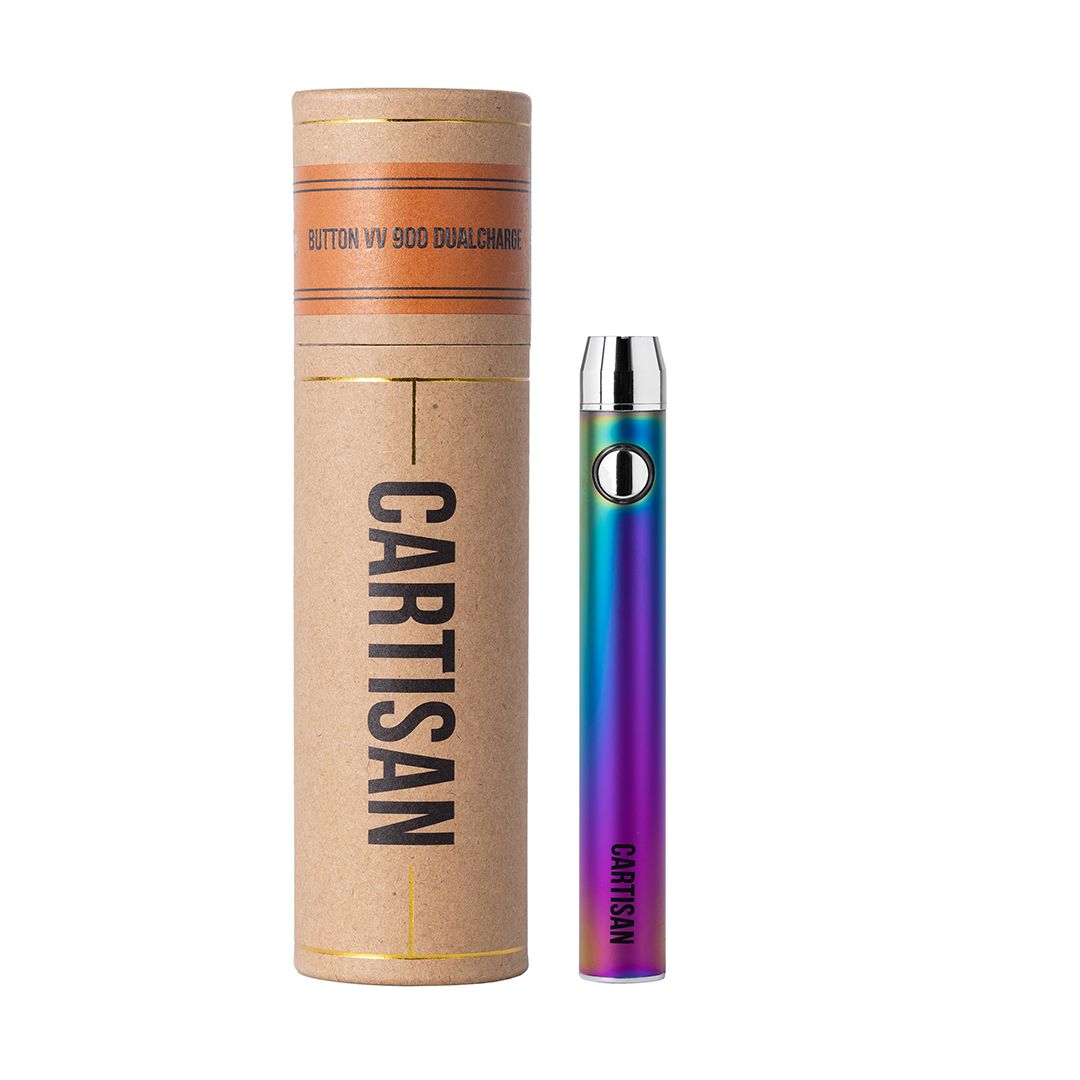 Cartisam Button VV 900 Dual Charge (Micro-USB) 1G Battery Pink