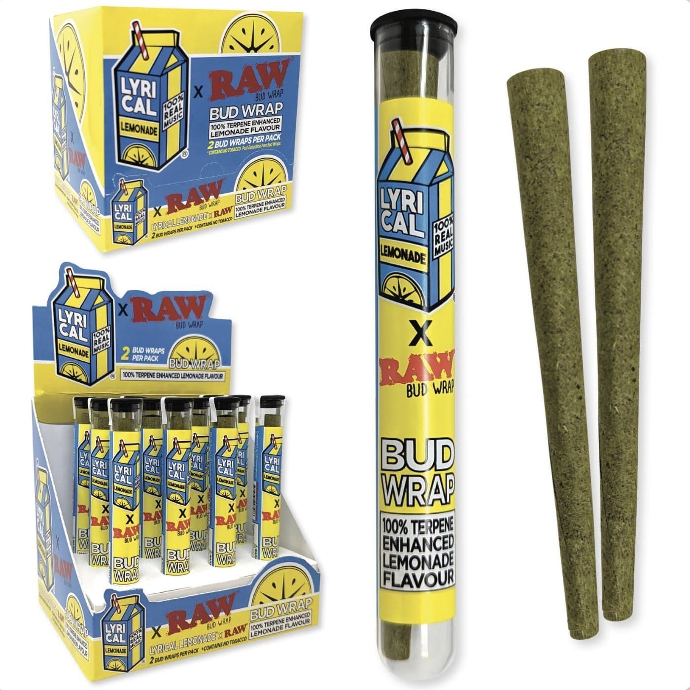 RAW x Lyrical Lemonade Bud Wrap – 2 Per Pack