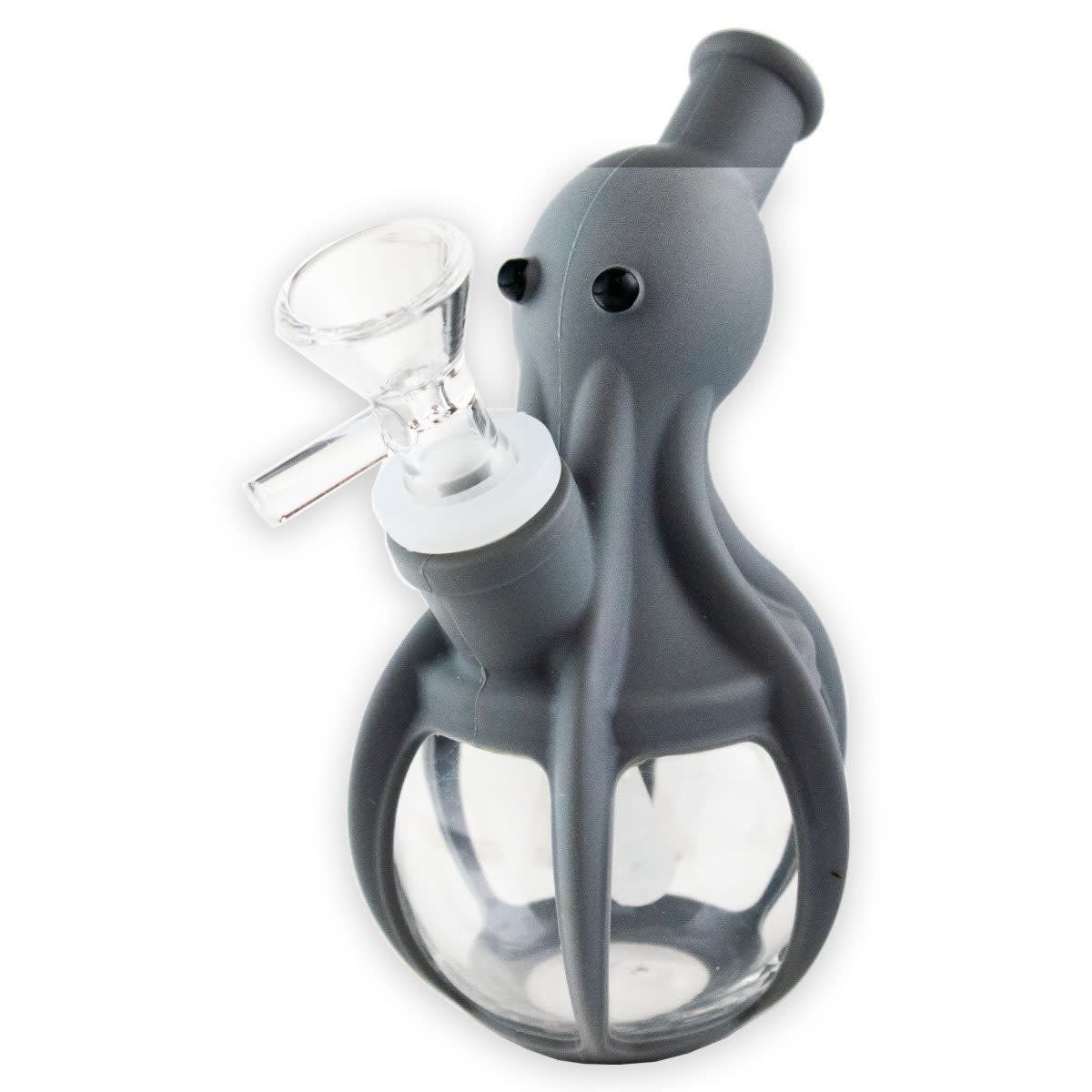 Popular Silicone - Octopus Water Pipe - Assorted Colors