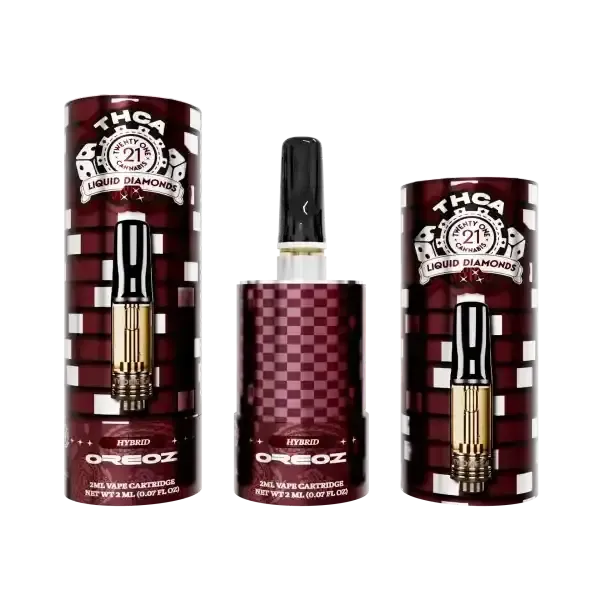 Twenty One Cartridges 2mL THCa Oreoz Hybrid