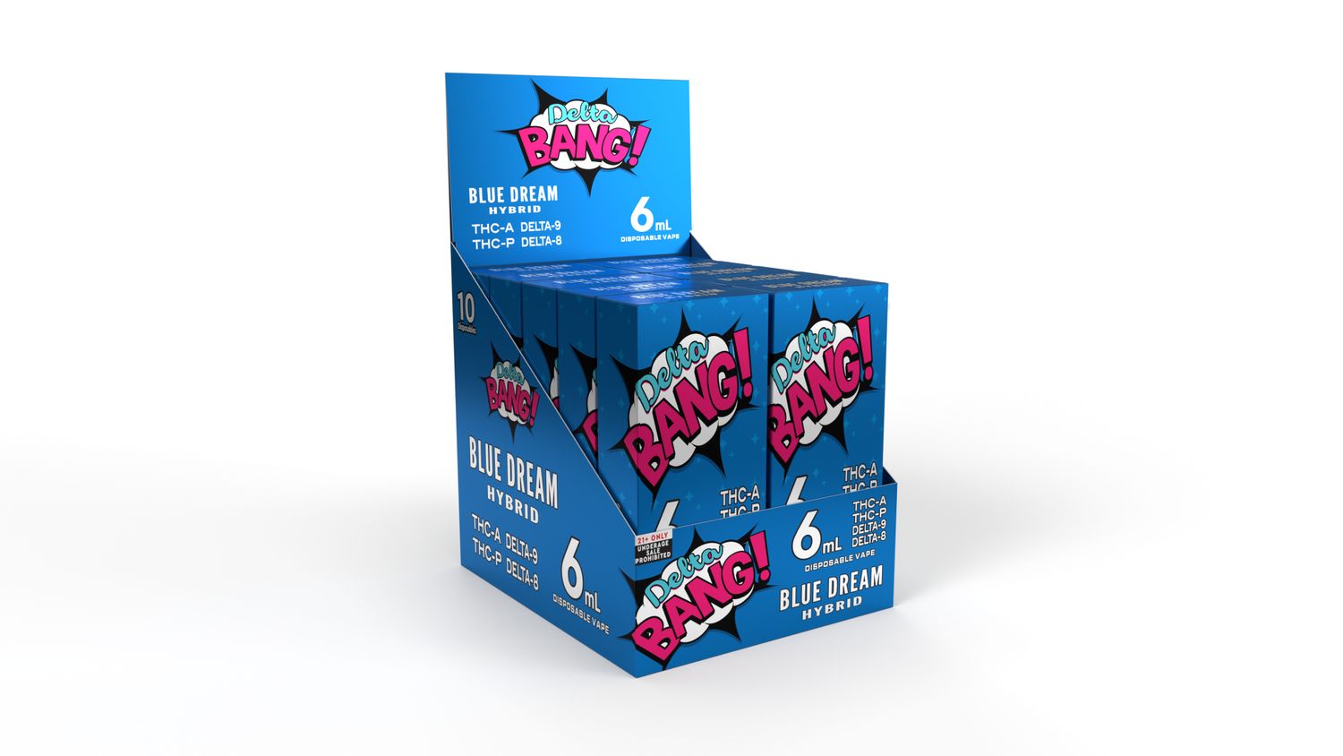 Delta Bang THCA Disposable Blend – 6ml – Blue Dream (Hybrid)