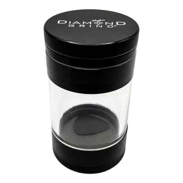 Diamond Grind Shaker, Herb Grinder &amp; Storage 50mm
