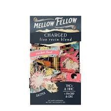 Mellow Fellow - Cartridge 1mL - Live Resin - Charged Blend - Rocket Fuel - POP