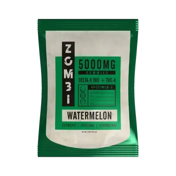 Zombi - Edibles - 5000mg - Delta 8+THCA - Watermelon