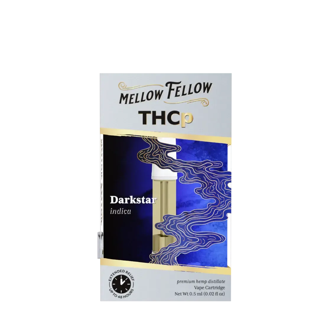 Mellow Fellow - Vape Cartridge - 0.5G - THCp - Darkstar Indica