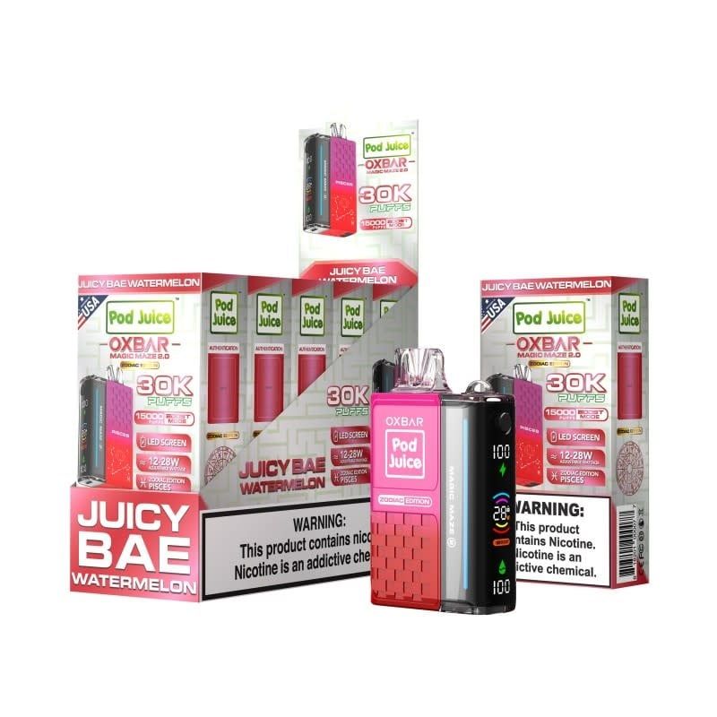 OXBAR X POD JUICE MAGIC MAZE 2 – 30000 PUFFS – VAPE DISPOSABLE Juicy Bae Watermelon