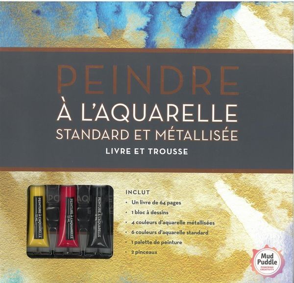 TROUSSE : Peindre à l&#39;aquarelle standard et métallisée