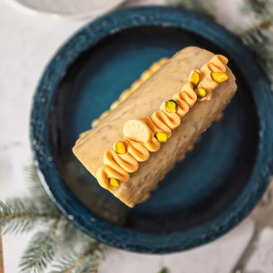 Bûche de Noël Namelaka d&#39;Or - 6 à 8 personnes