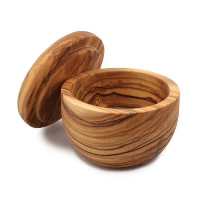 Salière Napoli en bois d&#39;olivier