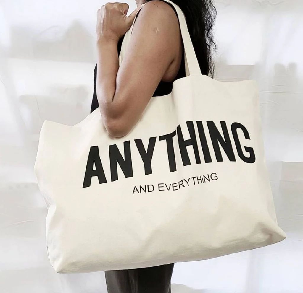 Tote XG en toile fait à la main (T.O.)