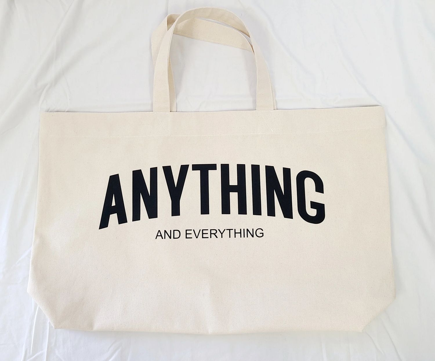 Tote XG en toile fait à la main (T.O.)