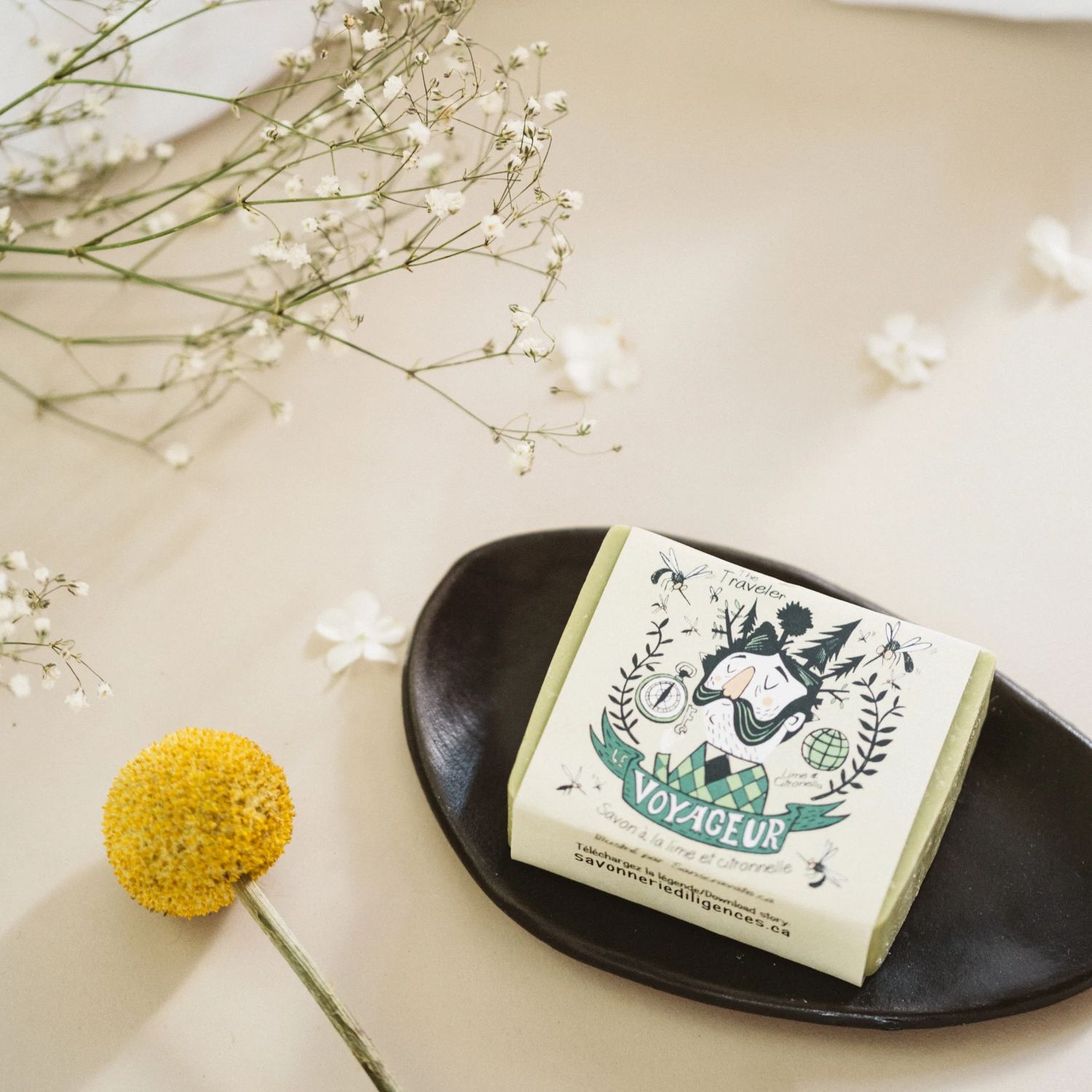 Le Voyageur - Savon lime et citronnelle 3 en 1 (Qc)