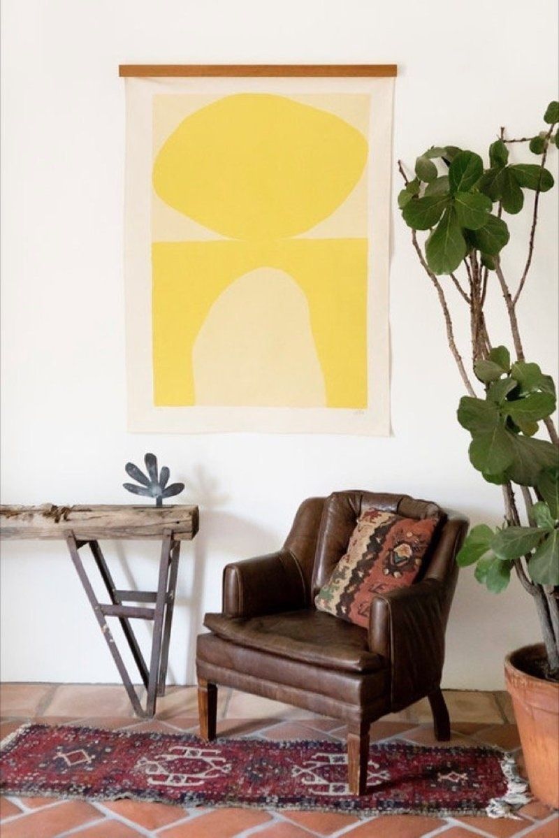 Tirage d&#39;art original AURORA toile 100% coton avec œillets cousus 36 x 48 (É.-U.)