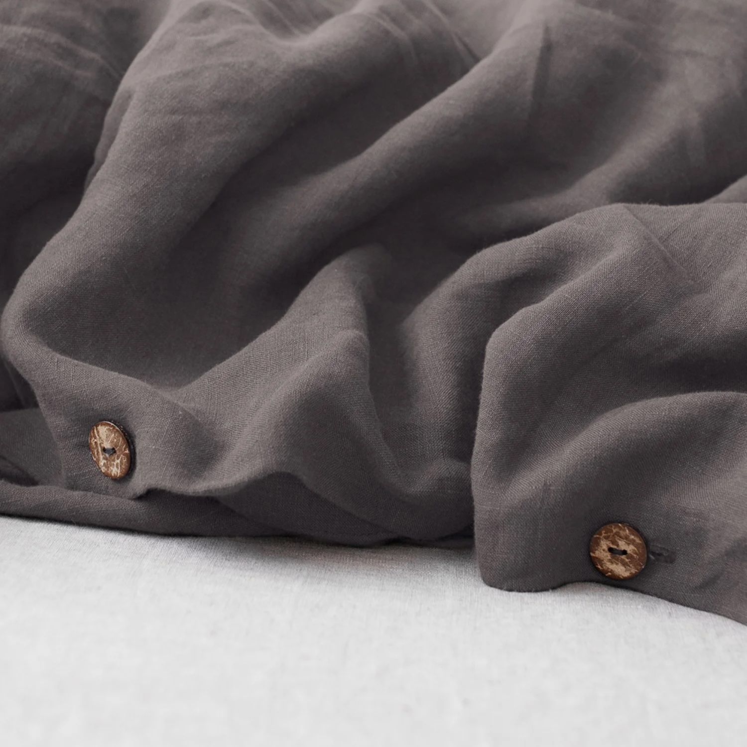 Couvre duvet KING Gris foncé